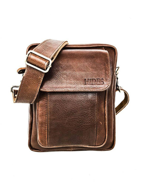 Travel Leather Satchel - Brown - Rust & Refined