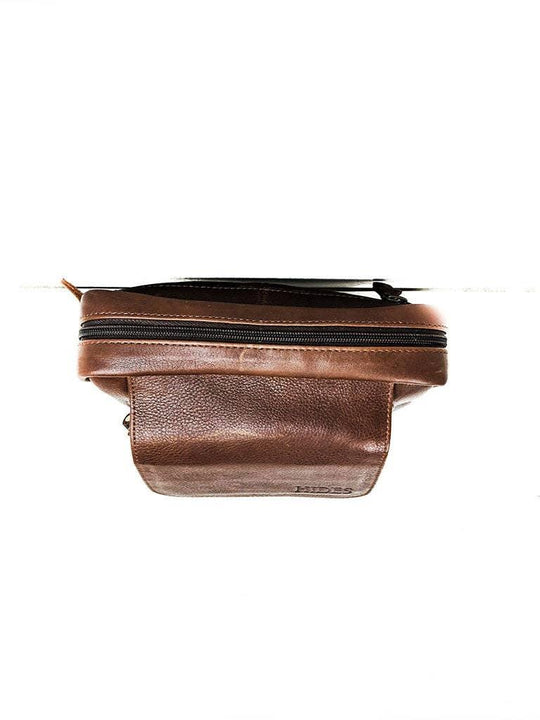 Travel Leather Satchel - Brown - Rust & Refined