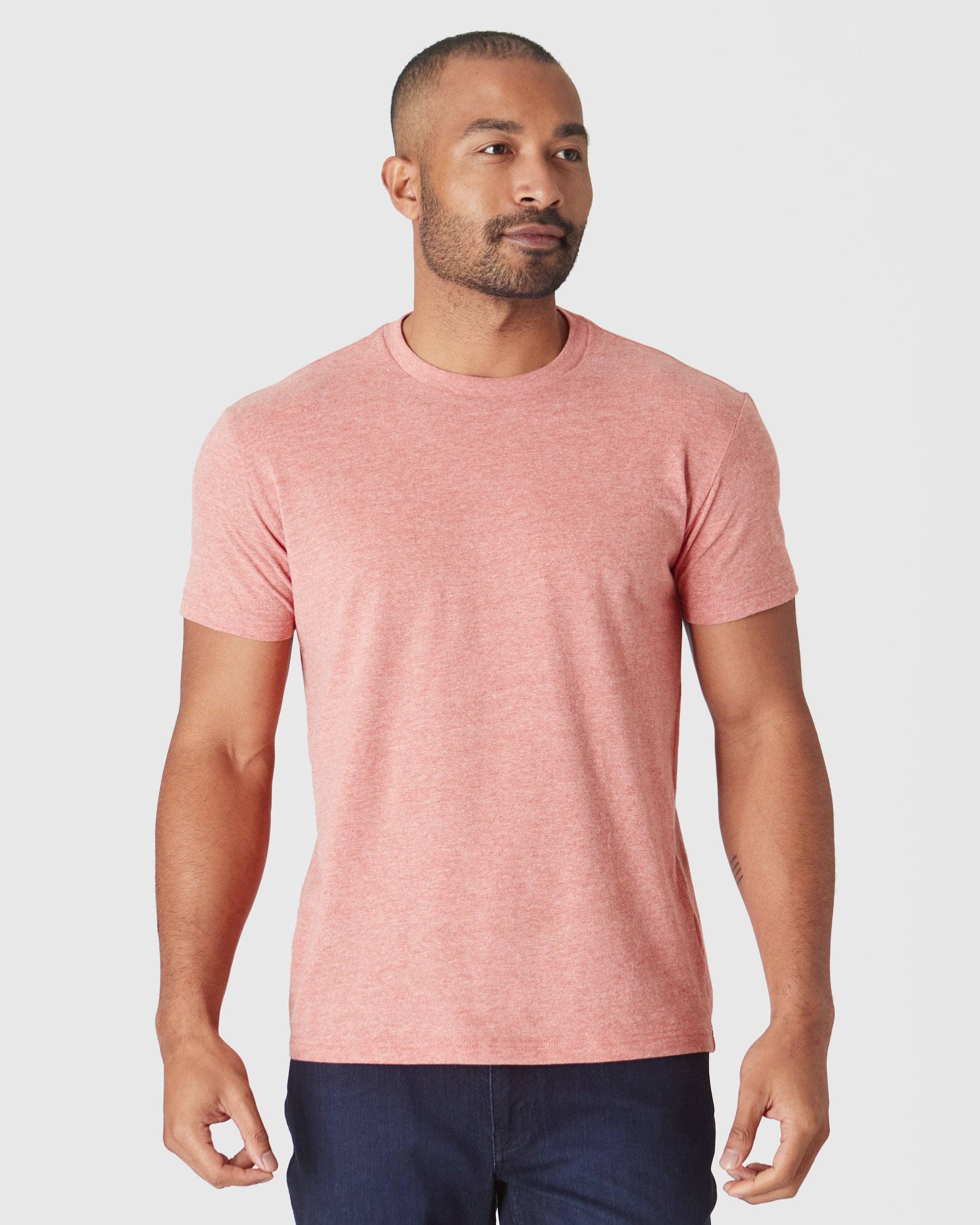 True Classic Premium Fitted Crew Neck T-Shirt - Rust & Refined